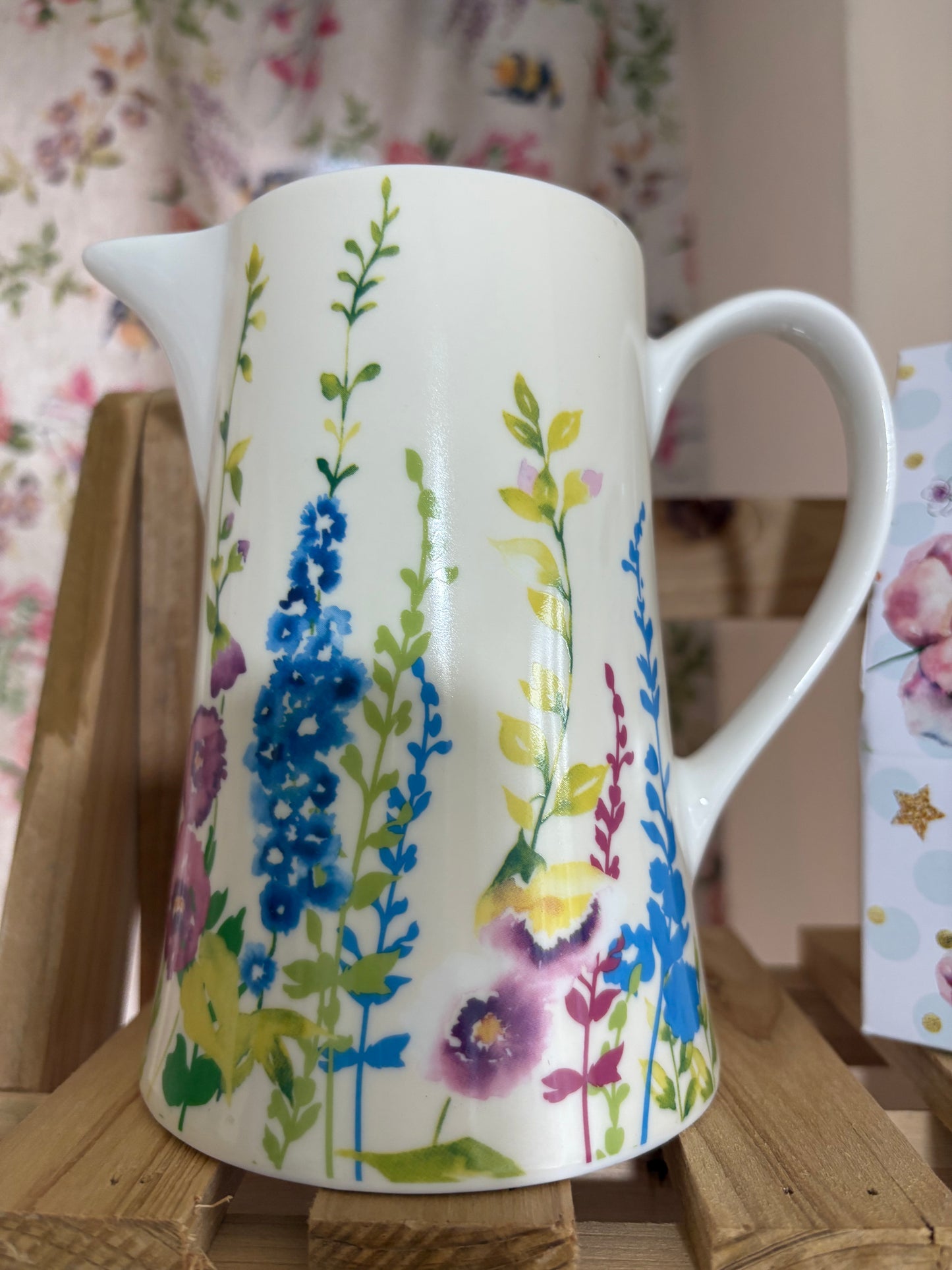 Delphinium jug