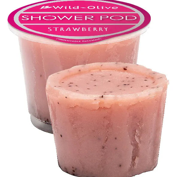 Strawberry shower pod