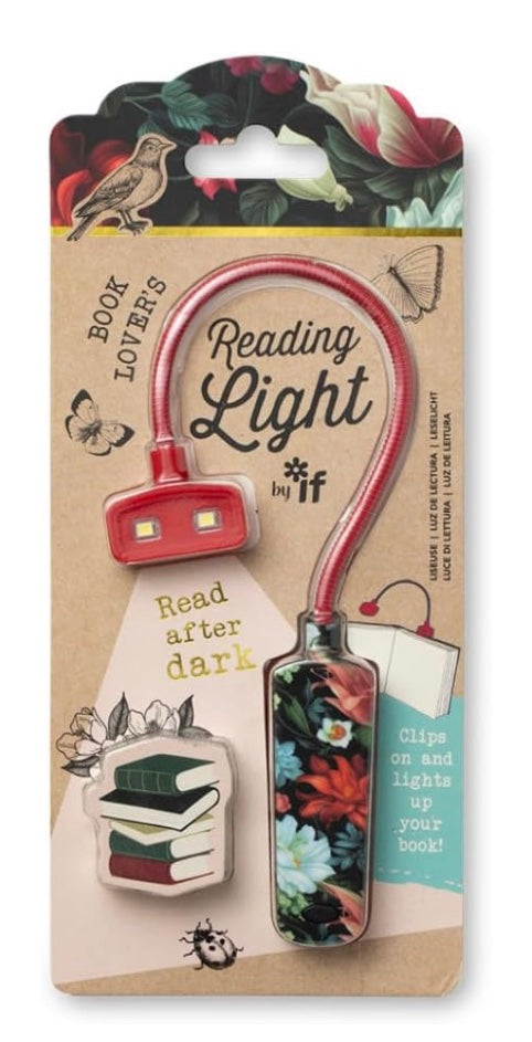 Book lovers reading light - floral