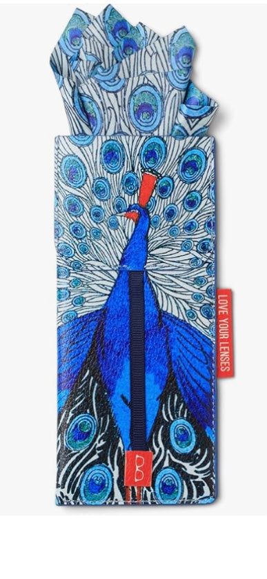 Love your lenses glasses case and cloth - pheasant
