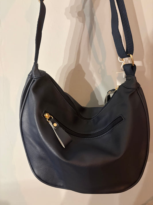 Navy cross body everyday essential bag