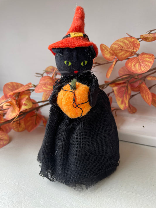Black cat - Autumn decoration