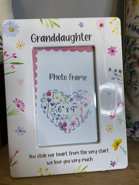 Granddaughter photo frame