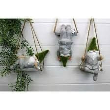 Set Of 3 Swinging Springtime Gonks