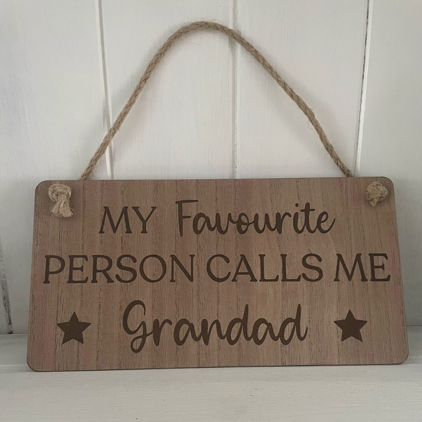 Grandad Wood Plaque