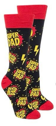 Super Dad Socks - Black