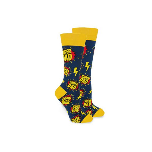 Super Dad Socks - Navy