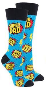 Super Dad Socks - Blue