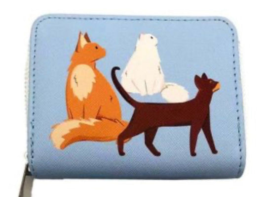 Cat Purse - Blue