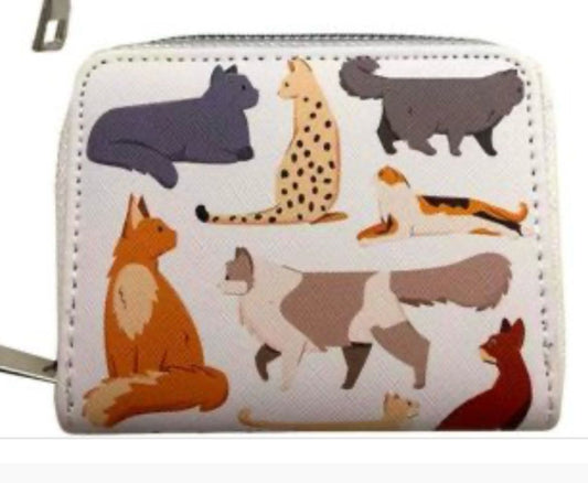 Cat Purse - White