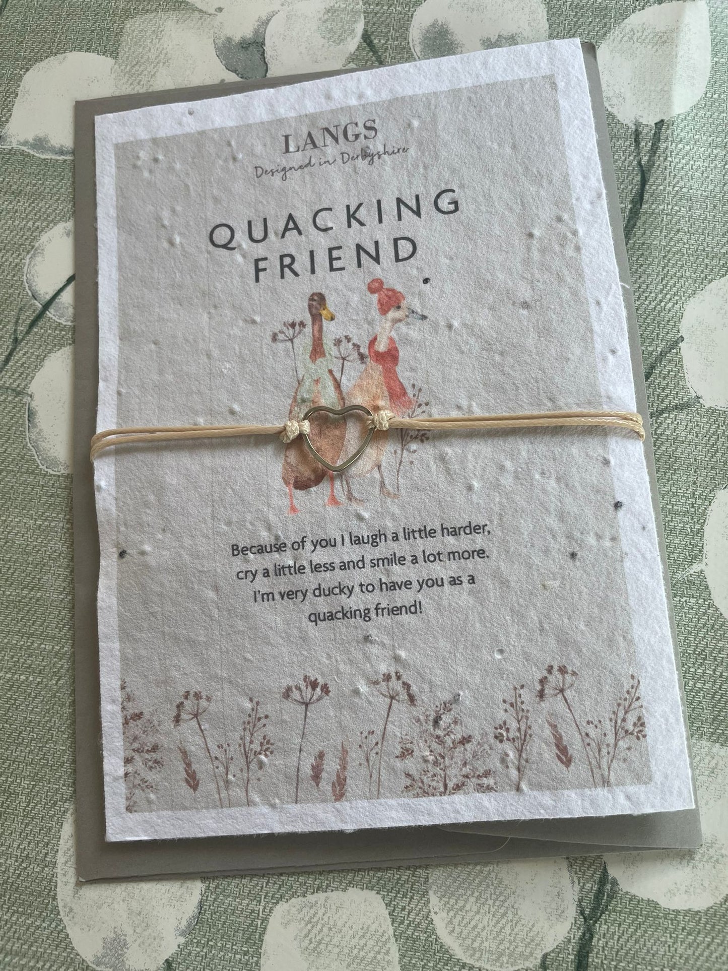 Quacking friend Seed card