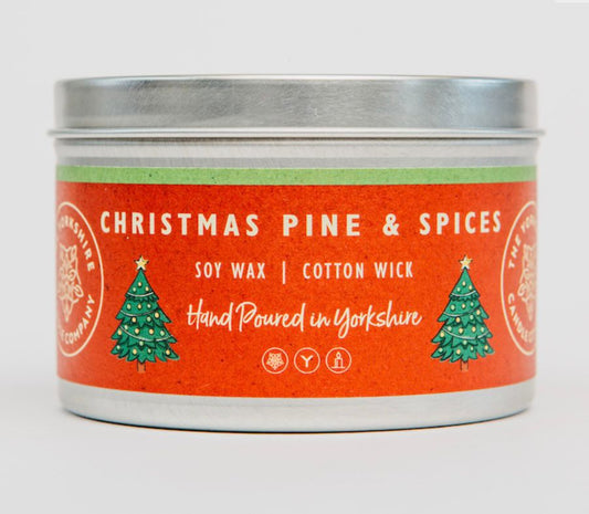 Made in Yorkshire - Christmas pine & spices  candle