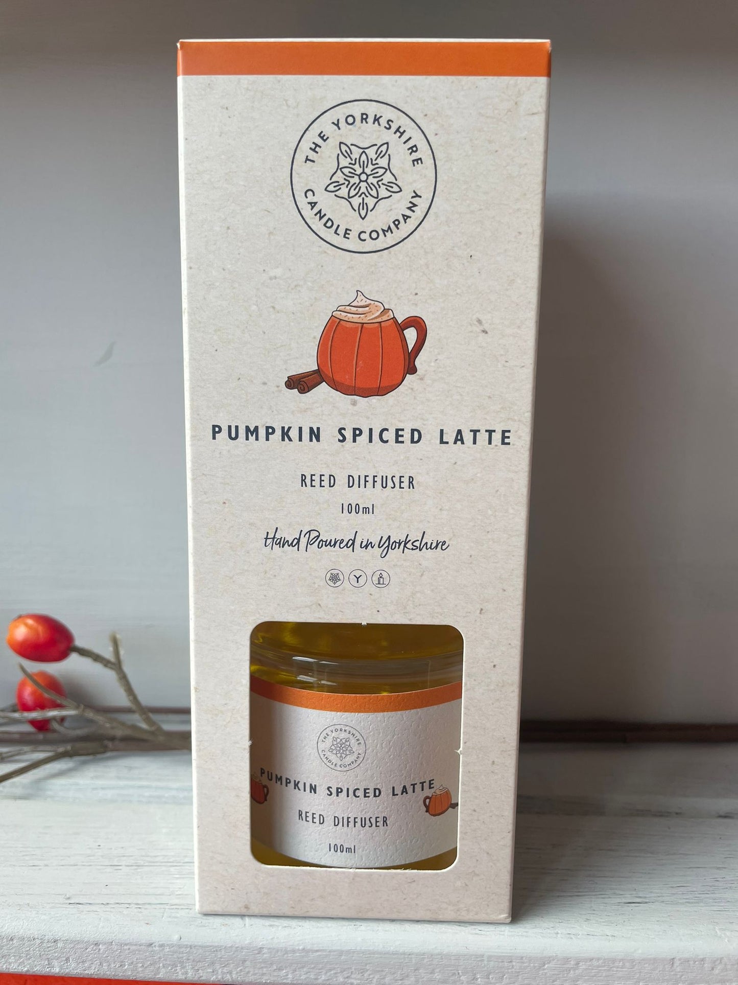 Pumpkin Spices latte reed diffuser