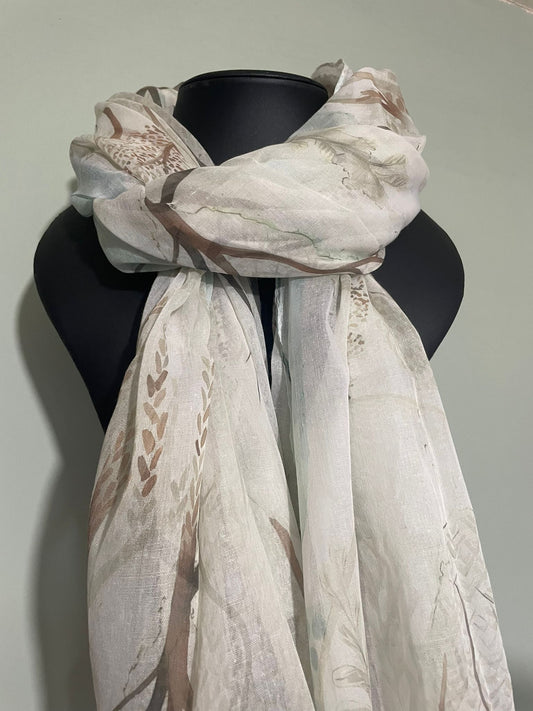 Woodland scarf - Blue